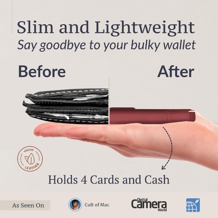 Miniatura 2 de Funda tipo cartera para iPhone 15 Pro Max para mujeres y hombres, funda con tarjetero delgada y protectora para Apple 15 Pro Max (6.7 pulgadas),