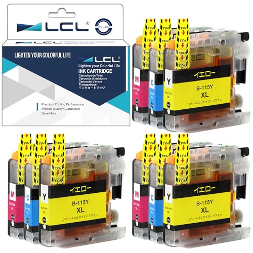 Amazon.co.jp: LCL Brother LC115 LC115C LC115M LC115Y (3*3色セット
