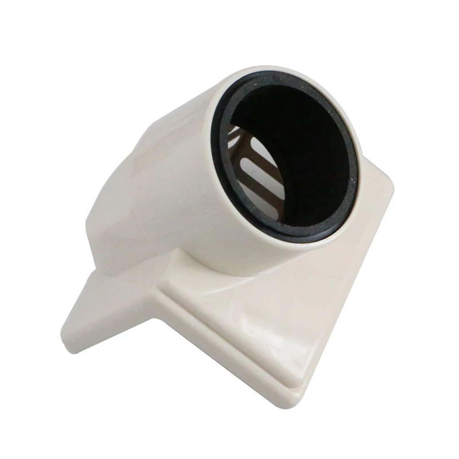 Drain de sol à double usage en acier inoxydable for mur latéral du même étage, tube PVC56/75, coin de mur de balcon, 1 pièce