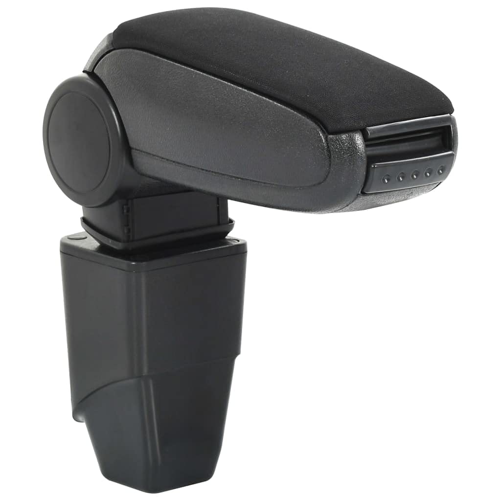 Accoudoir de voiture noir avec compartiment de rangement pour Peugeot 206 206cc 2009, en plastique ABS, réglable, confort pour conducteur et passager, accessoires intérieurs pour rénovation et