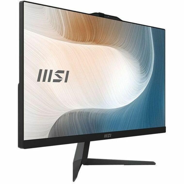 Image of MSI Modern AM242 1M Modern AM242T 1M-2058US All-in-One Computer - Intel Core 7 Series 1 150U - 16 GB - 512 GB PCI Express NVMe 4.0 x4 SSD - 23.8 inch Full HD Touchscreen - Desktop - Black