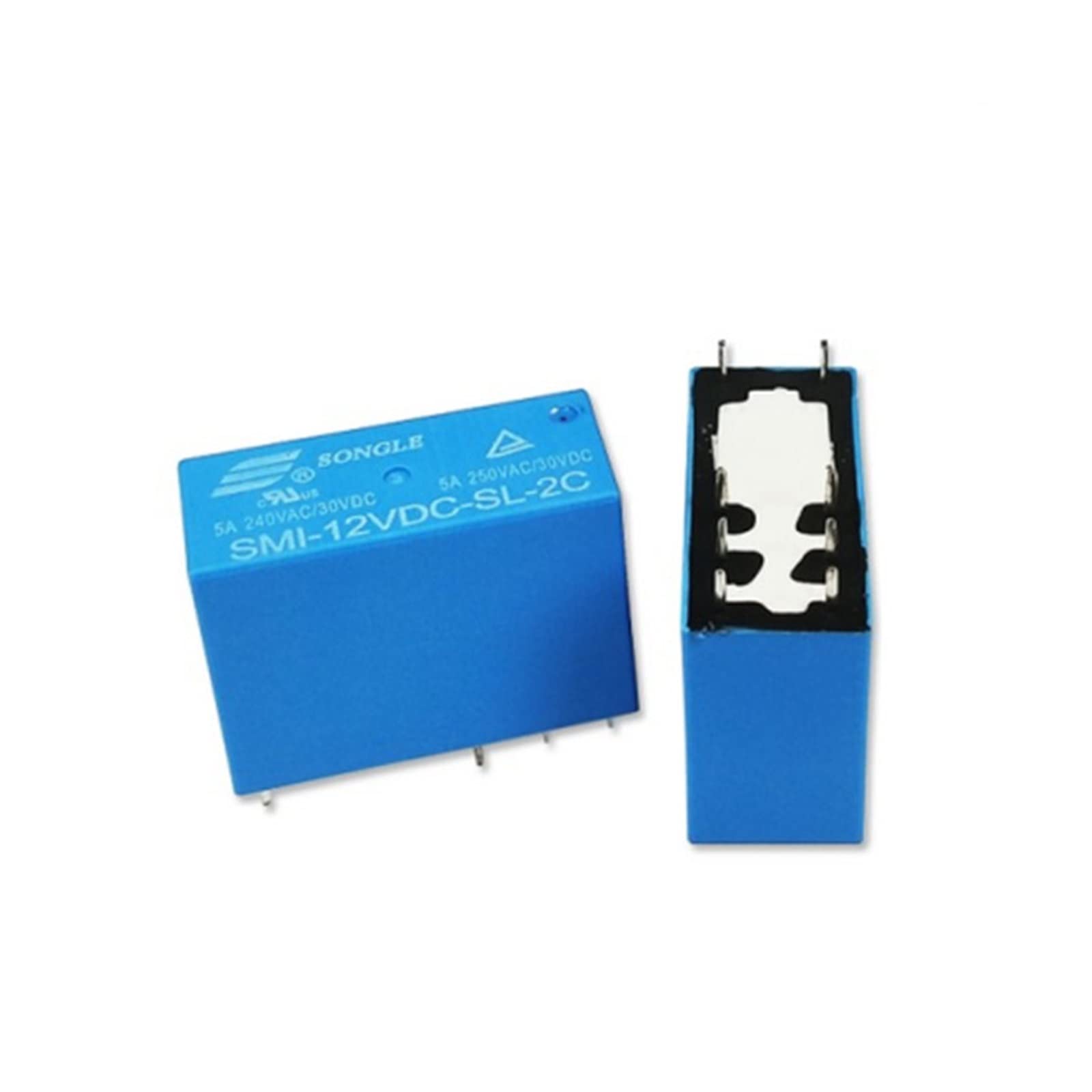Relais SMI-12VDC-SL-2C 12V 5A 250V 8PIN composant électronique pour carte PCB