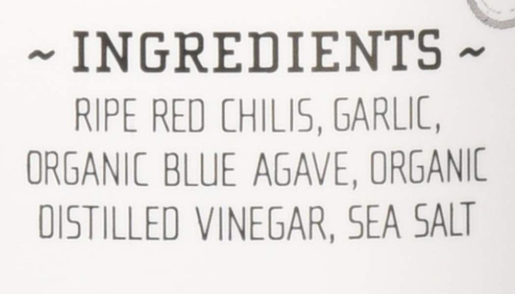 Blue Agave Sriracha by Yellowbird Foods, All Natural, Non-GMO, 19.6 oz bottle, 6-Pack