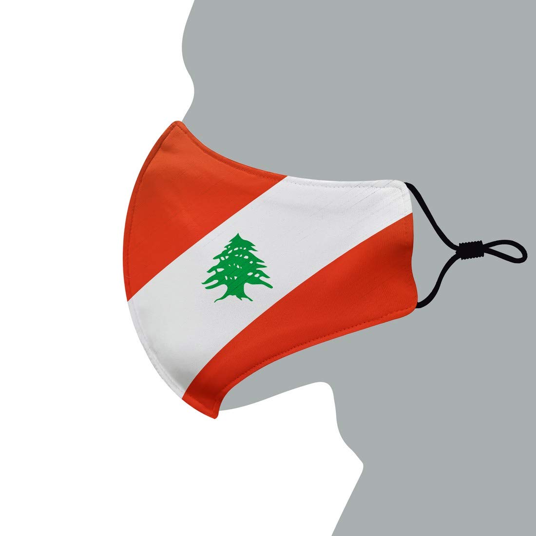 StylizeddDesigner Face Mask Protective Masks Reusable Washable Face Cloth Cover Balaclava Outdoor for Women Men- Breathable 2-Layer with Adjustable Ear loop