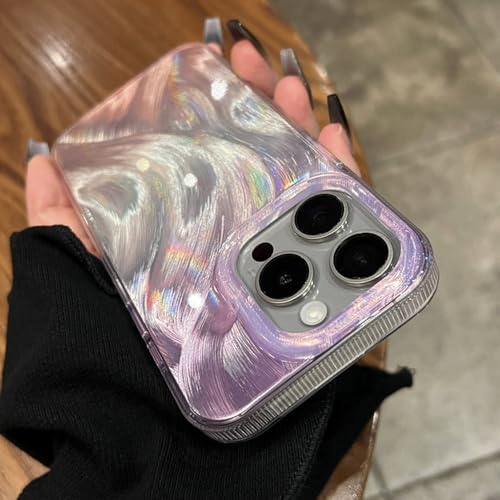 Coque iPhone 13 Pro effet miroir shiny gradient boîtier de luxe antichoc