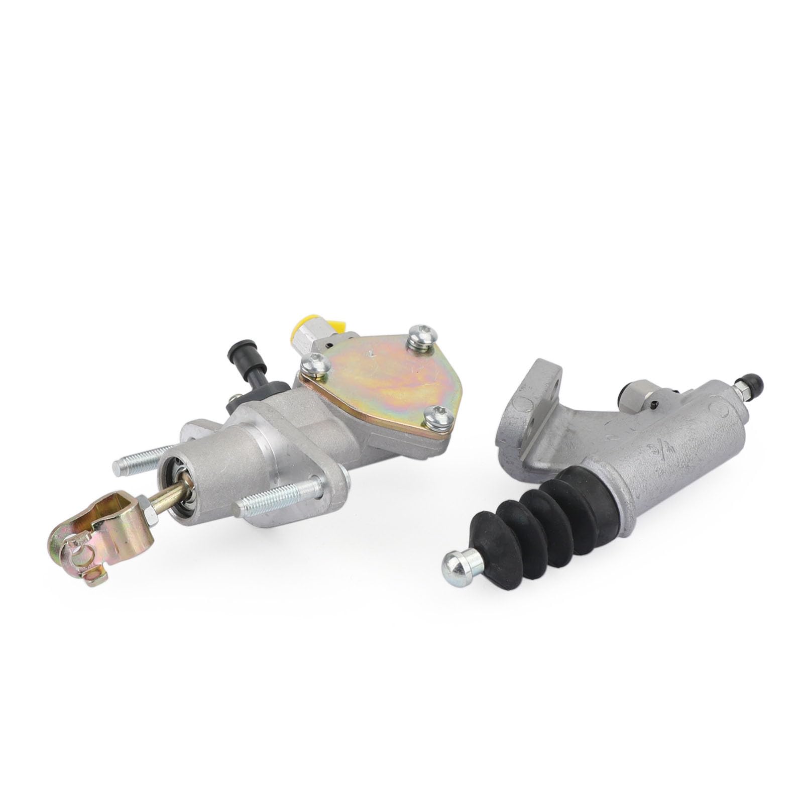 Tbest Kit Cilindro Secondario Frizione con Corpo Pompa in Lega e Guarnizioni Antiolio, Ricambio per 46920S7AA01 46930S7CE01 (1 set)