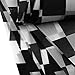RUBFAC 170ft 120pcs Checkered Black and White Pennant Banner Racing Flags Checkered Flags for Decorations, Birthdays, Event Supplies, Festivals