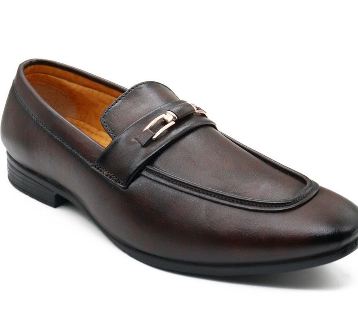 GAUTAMFIT Men's Loafer for Men | Stylish & Comfortable with Soft Cushioned Insole | Hand-Stitched Design for Trendy-image-28