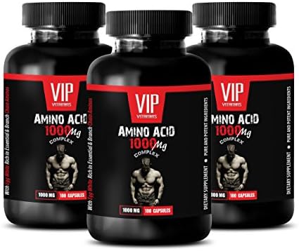 Post Workout Essential Amino acids – Amino Acid 1000 MG Complex – Amino acids Supplement, 3 Bottles (300 Capsules) Post Workout Essential Amino acids – Amino Acid 1000 MG Complex – Amino acids Supplement, 3 Bottles (300 Capsules)
