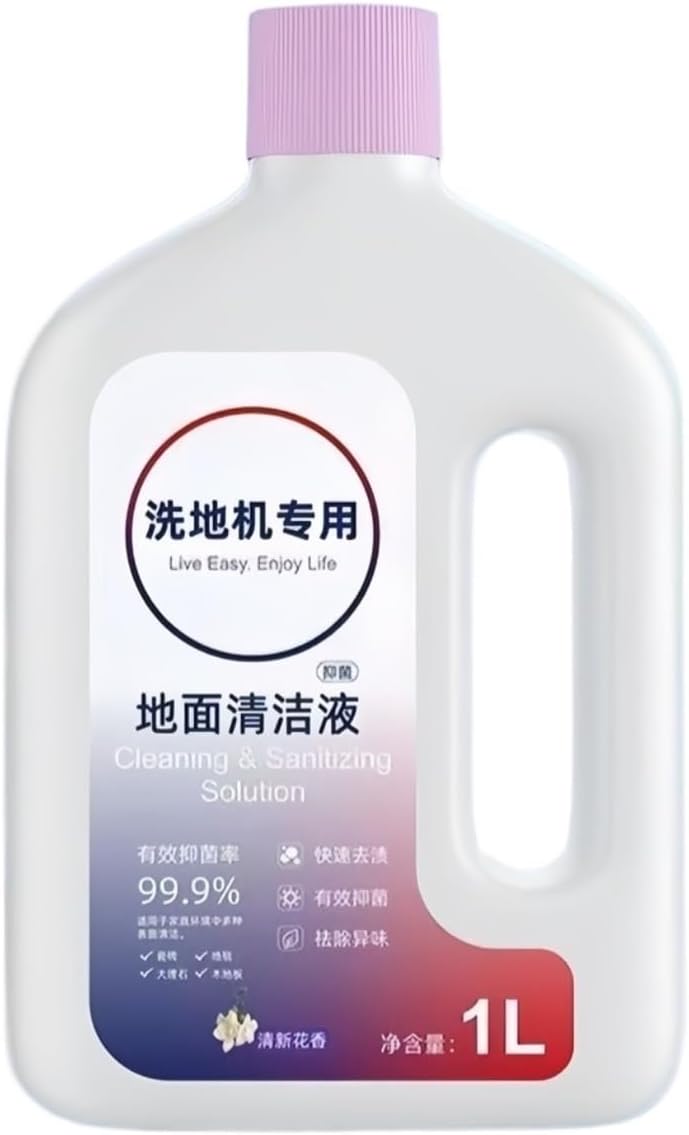 1L Floor Cleaning Solution, Universal Refill, Compatible With Tineco FLOOR ONE S3 S5 Pro2 Combo S7Pro Series, Detergent For Smart Vacuum Cleaner