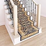 Marash Luxury Collection 25' Stair Runner Rugs Stair Carpet Runner with 336,000 Points of Fabric Per Square Meter, Navy