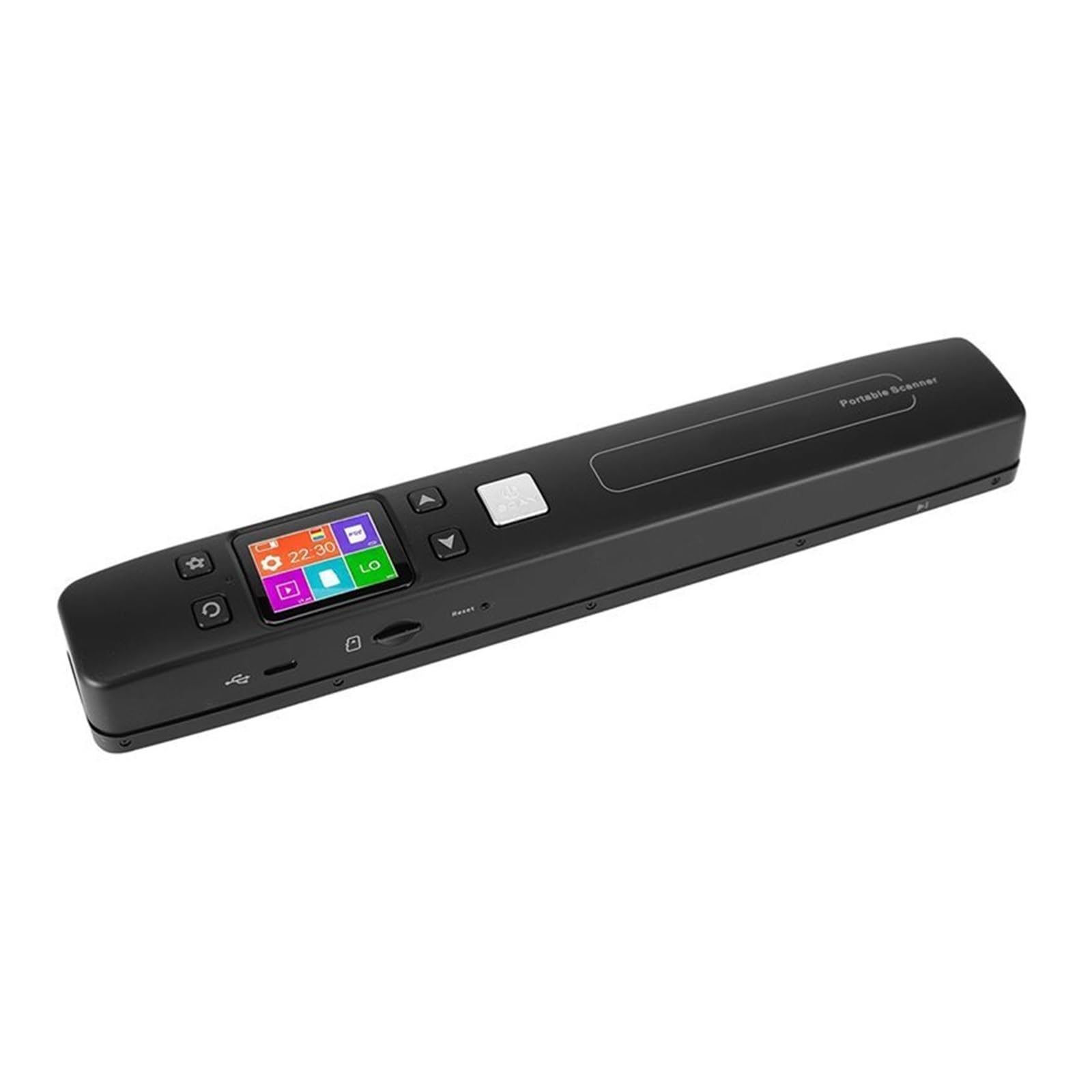 Scanner de Documents, Scanner de Documents Portable – WiFi et Scanner Rechargeable, Prend en Charge JPG/PDF