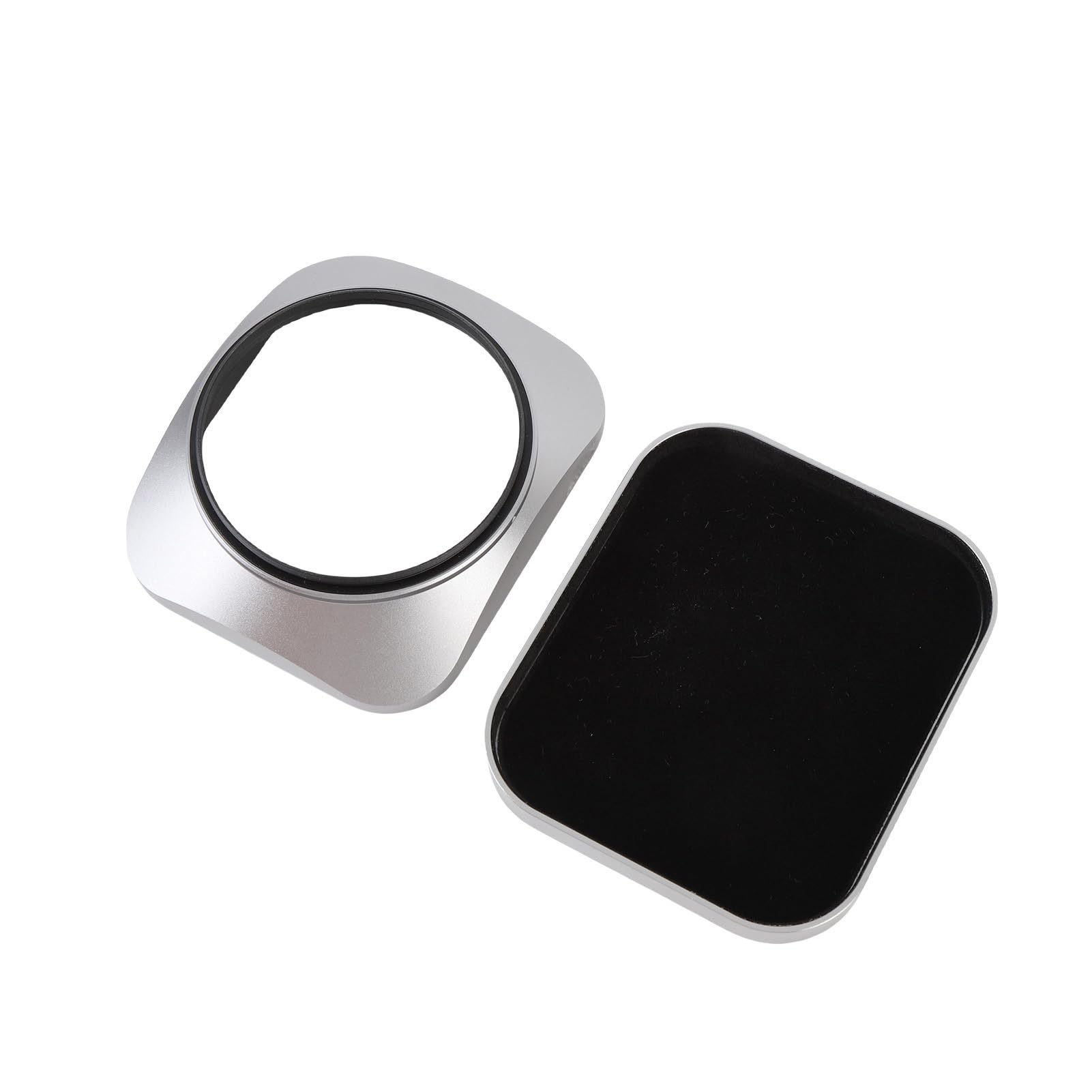 Zunate Parasol de Aluminio CNC de Precisión |Pantalla Antirreflectante Cuadrada con Tapa para Protección de Cámara (58MM)