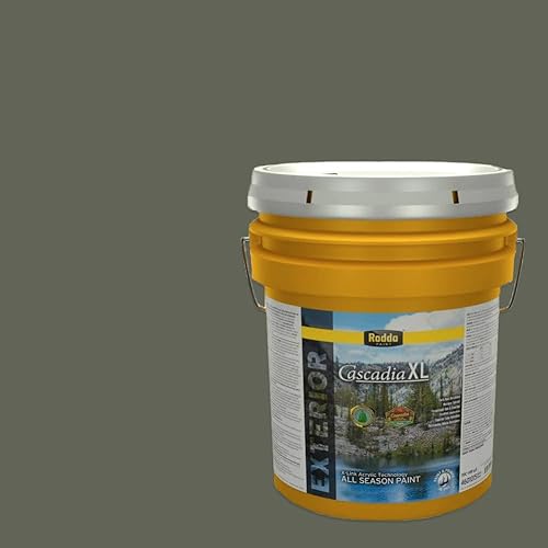 Vista 62 de Rodda Paint CASCADIA ZERO - Pintura plana e imprimación para interiores en uno, cuarto de galón, norte frío