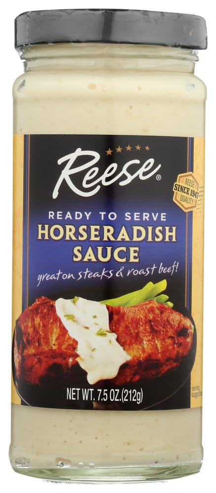 Reese Sauce, Horseradish, Btl, 7.50-Ounce (Pack of 6)