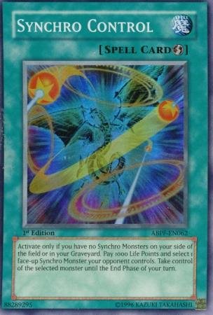 Amazon.com: Yu-Gi-Oh! - Synchro Control - Absolute Powerforce - #ABPF-EN062  - 1st Edition