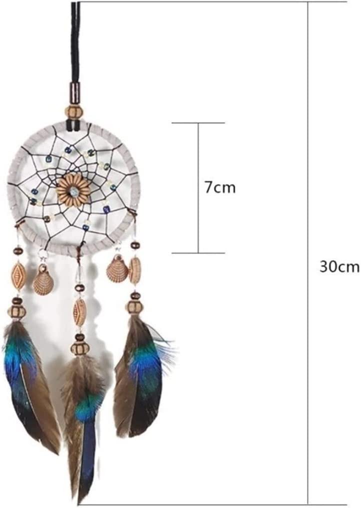 Windspiele, Handgemachte Kleine Traumfänger Muscheln Traumfänger Windspiele Auto Anhänger Wandbehang Ornamente Wohnkultur Hängendes Wind Chimes