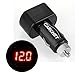 Produktbild fitTek® 12-24V LED Zigarettenanzuender KFZ Batterie Tester Spannungsanzeige Voltmeter