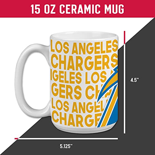 Image of Rico Industries NFL Football 15 oz White Ceramic Mug