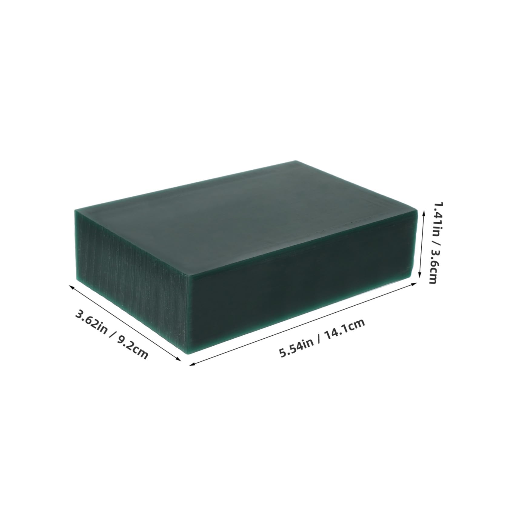 Housoutil Blocco di Cera per Gioielli per Intaglio e Fusione, Materiale per Stampaggio di Precisione, Cera Rettangolare Verde, Strumento per Creazione e Modellazione di Gioielli,