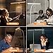 Airlonv LED Desk Lamp for Office Home, Eye-Caring Desk Light with Stepless Dimming Adjustable Flexible Gooseneck, 10W USB Adapter Desk Lamp with Clamp for Reading, Study, Workbench (Grey)