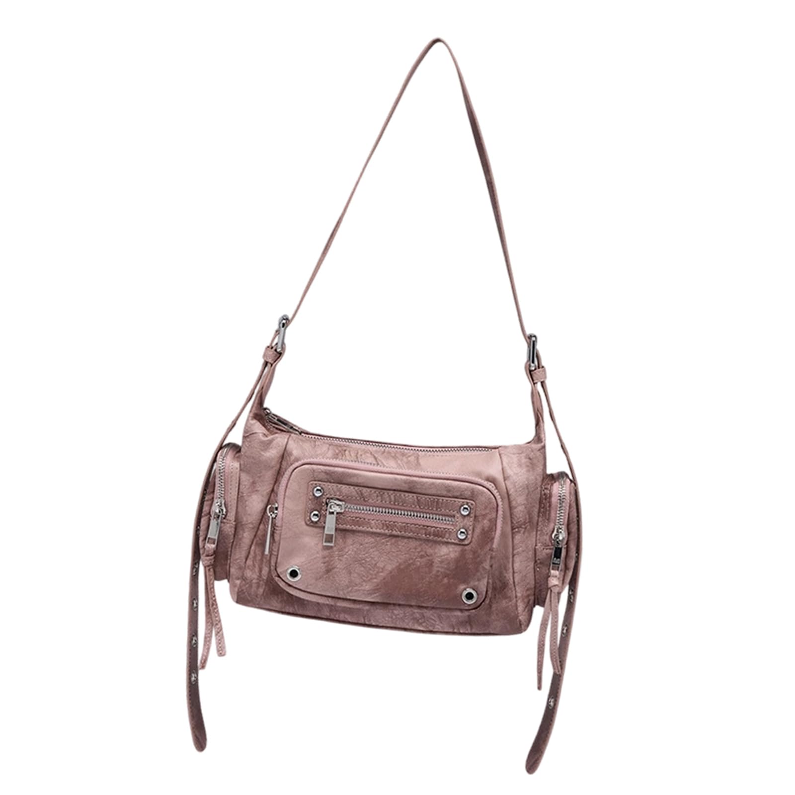 Grande borsa a tracolla Hobos con tasche multiple in pelle PU borse alla moda borse a tracolla per donne ragazze donne borse in pelle e borse