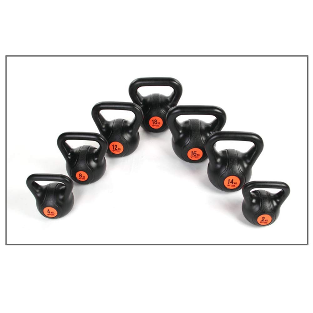 Kettlebells HUAHUA Protección del Medio Ambiente PP Kettlebell, 2 Kg-18 Kg, Fitness Culturismo Pesas Pesas Rusas, Resistente A La Presión, Gota Resistente, Durable (Size : 8kg)