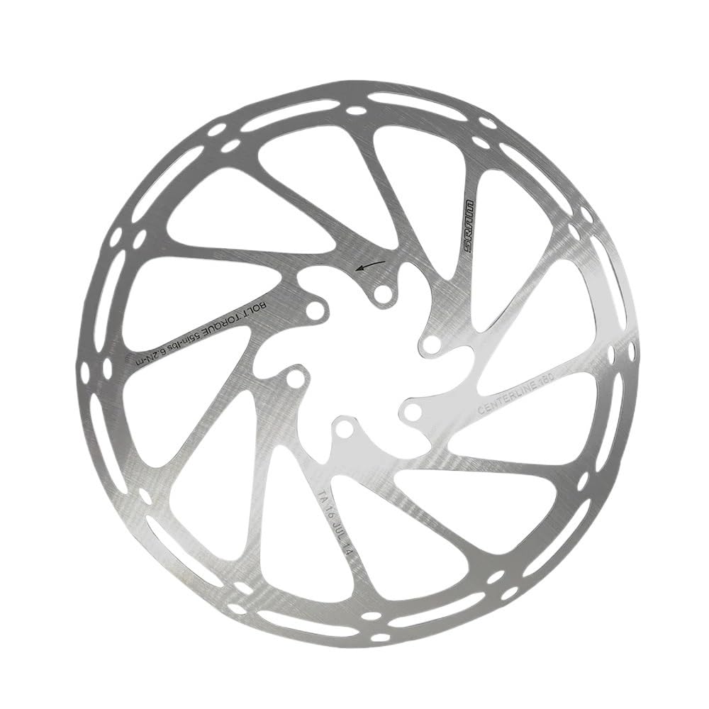 Disque VTT 180mm SRAM résistant à la chaleur pour frein de route
