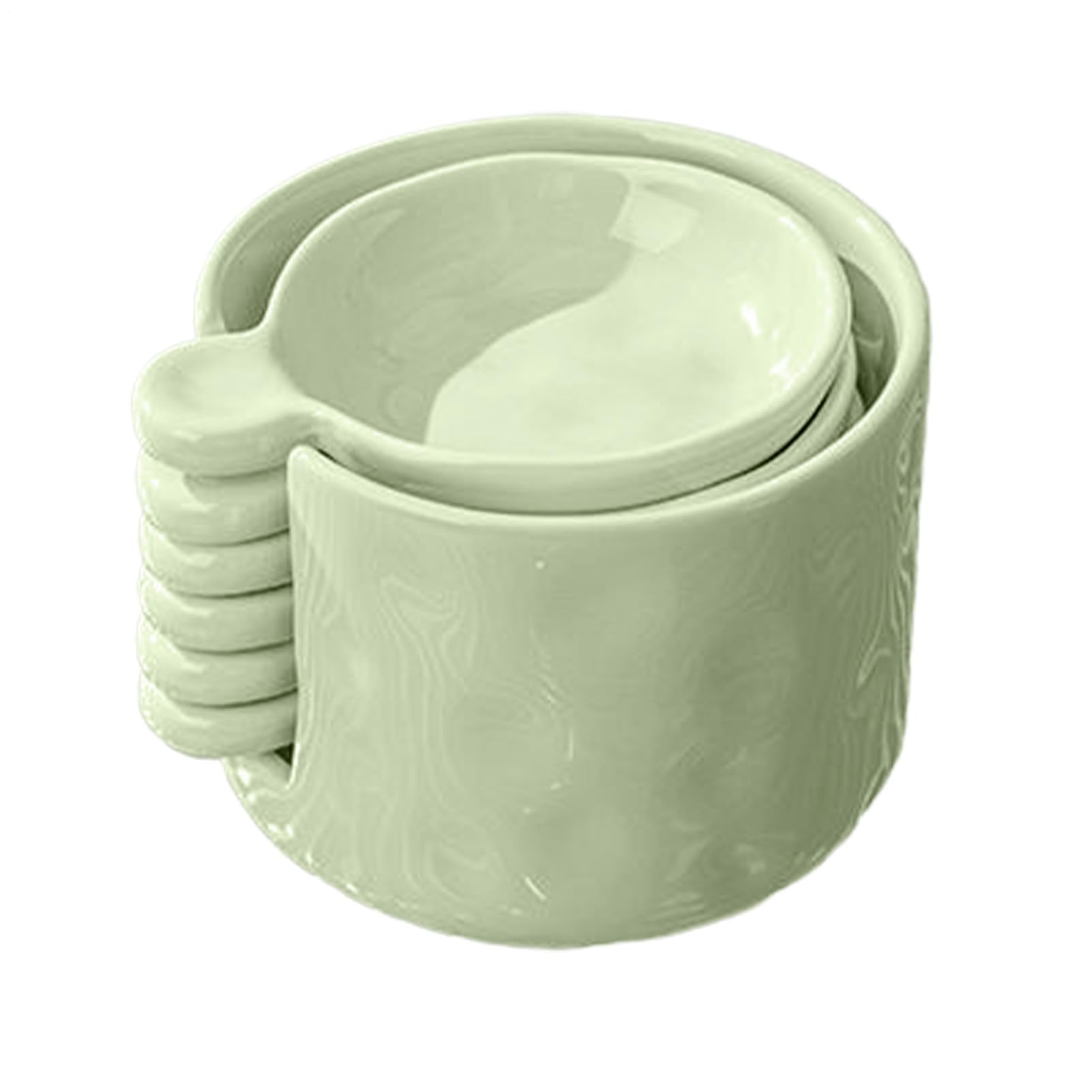 Ceramiczny zestaw talerzy do sosów i uchwytów – mini pudełko do przechowywania misek, idealne na przekąski do grilla, dipy i przyprawy, niezbędne do serwowania i rozrywki