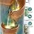 Ultym 32" Ceramic Outdoor Water Fountain w/LED, Teal & Copper Water Feature