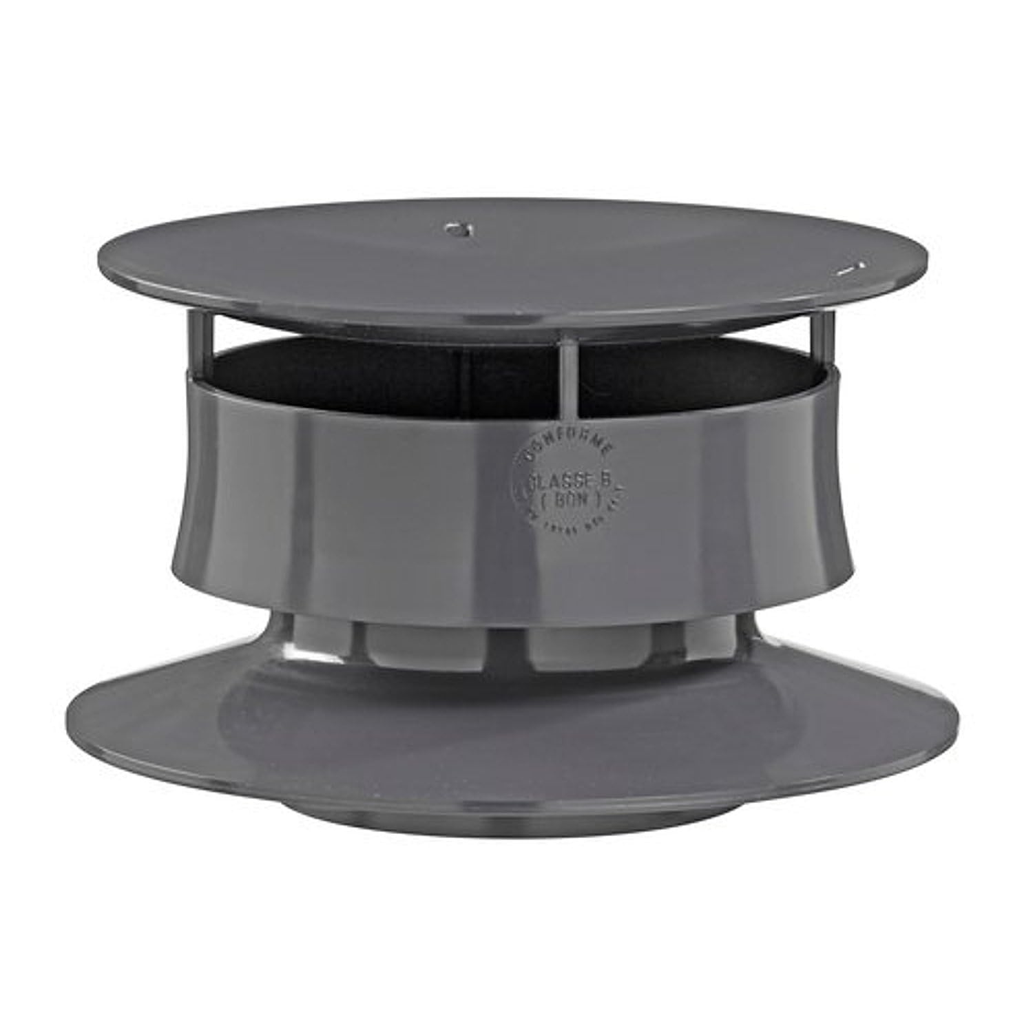 Extracteur statique sans collerette d'étanchéité gris EXTAT