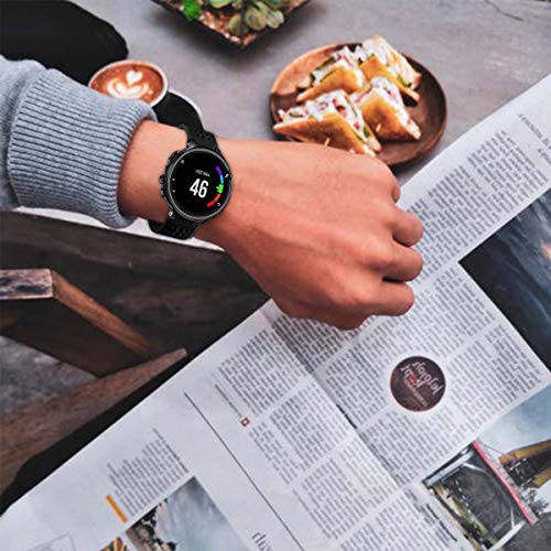 Image of Band Compatible with Garmin Forerunner 235, Soft Silicone Replacement Watch Band Strap Wristband for 220 /230 /235 /620 /630 /735XT /235 Lite Smart Watch for Women Men