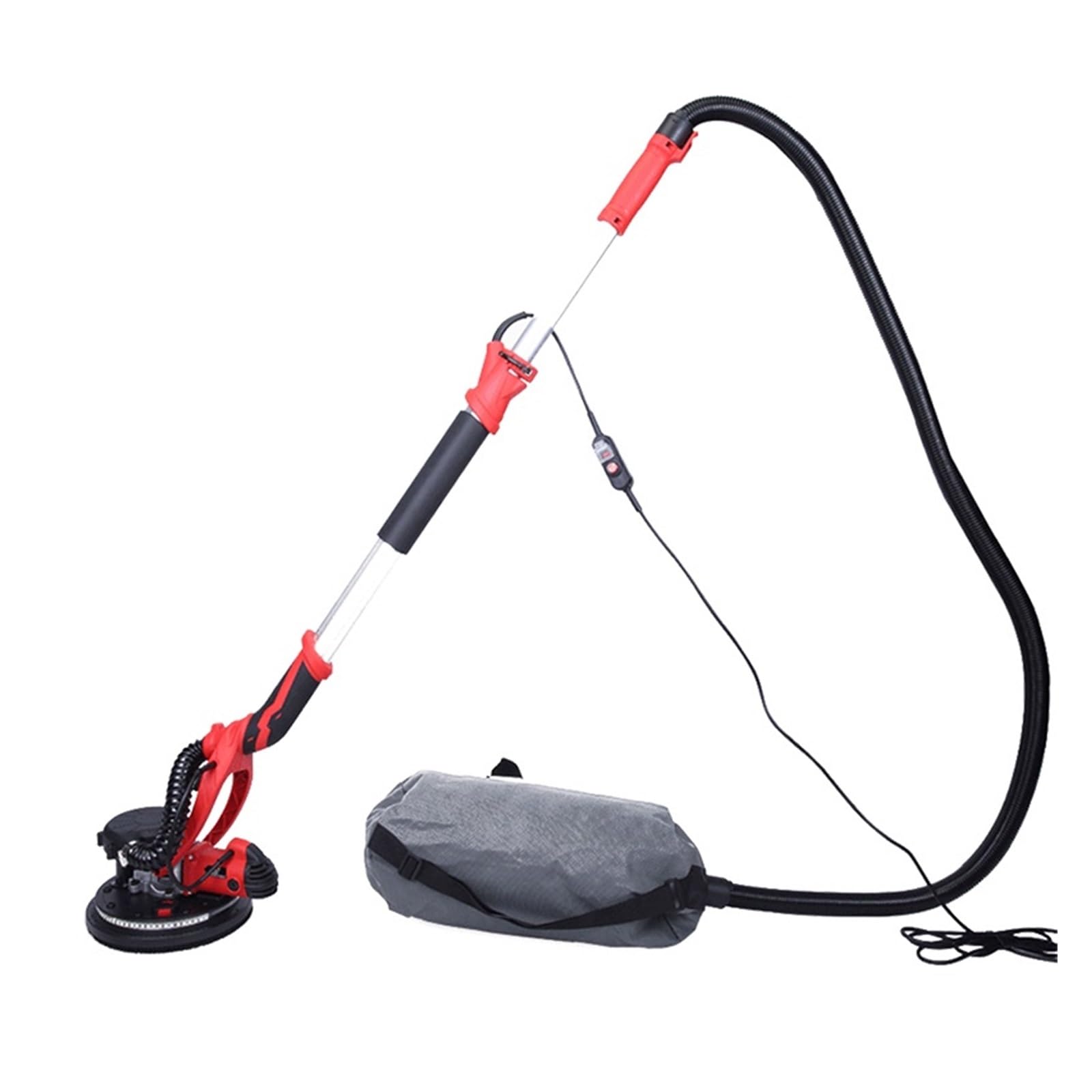 Aubest One Color Wall Sander, Dismantling Dual-Purpose Self-Priming Dust-Free Long Pole Wall Grinding Machine Long Rod Putty Sander Electric Sander