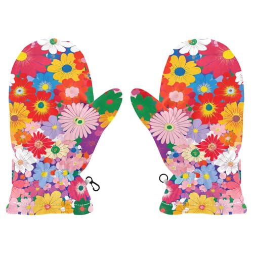 famyily Guantes de invierno para el día de los padres, hermosos guantes de invierno para el frio, Hermoso campo de flores para el día de los padres, Medium