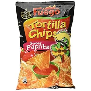Fuego Tortilla Chips Sweet Paprika, 11er Pack (11 x 150 g)