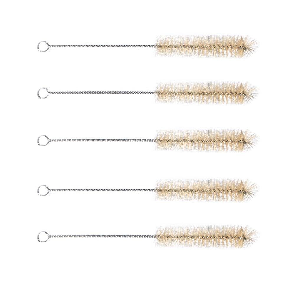 5pcs Test Tube Cleaning Brushes 19mm Diameter. 187mm Length Tube Wash Cleaning Brush