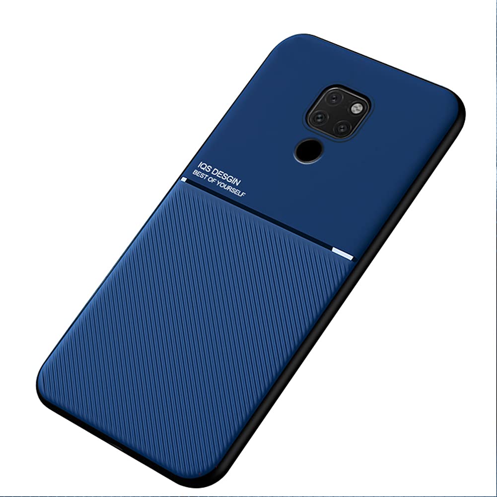 Mowen Case for Huawei Mate 20 X - Cover Bumper Built-in Metal Plate for Huawei Mate 20 X - Blue