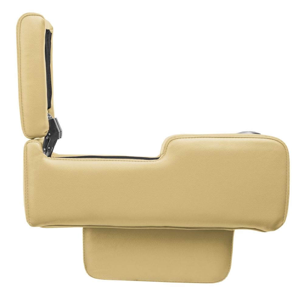 Mobile Armlehne für Loveseat - Leder beige