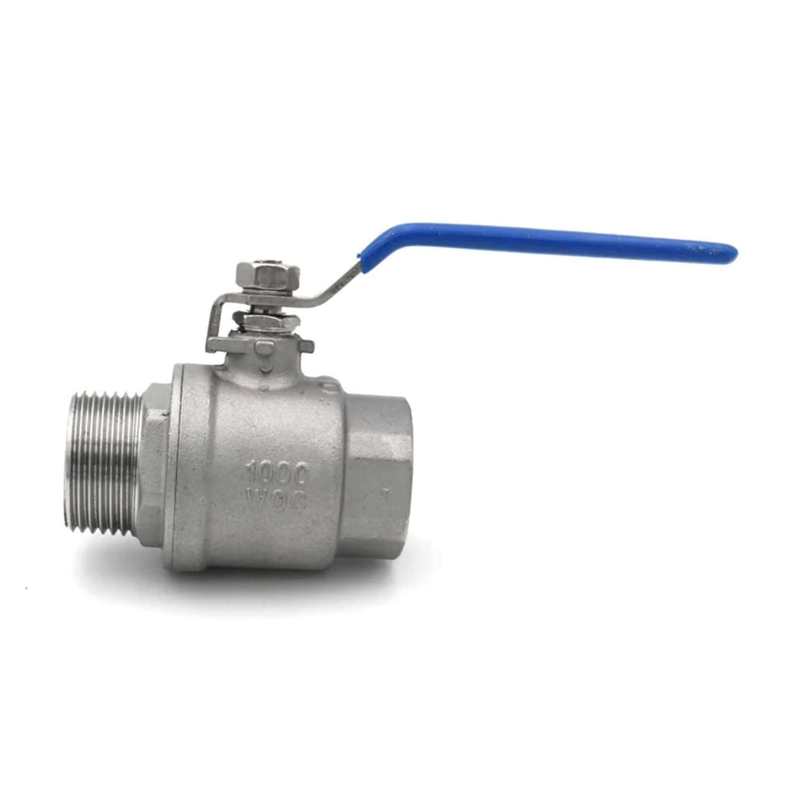 Válvula de bola modelo 304 316L, paso completo acero inoxidable BSPT1/4 "3/8" 1/2 "3/4" 1 "1,5", rosca hembra y macho DN15 20 25 32, Uds(1",SS304)