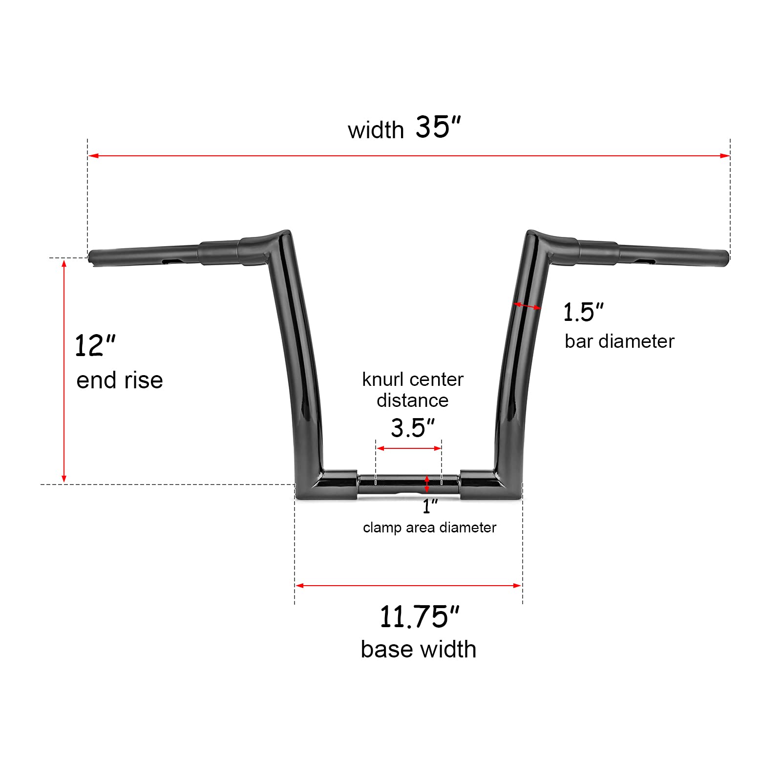 1-1/8" Handlebar & 6" Rser Kt For Harley Dyna Softal Sportster Ron - View #7
