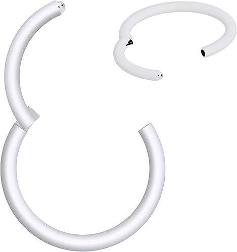 Miniatura 2 de Body Candy Segment Hoop Rings 18 Gauge 316l Surgical Steel Lip Ring Cartilage