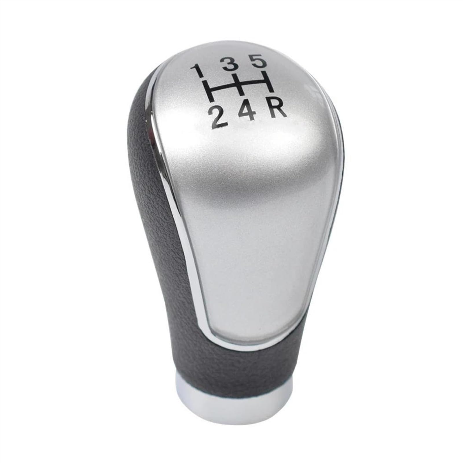 Ltqsiv Silver-5R Speed For Mitsubishi For Outlander Ex For Grandis For Lancer-Ex Speed Manual Stick Gear Shift Knob Lever Shifter Gear Shift Knob(Silver-5R Speed)