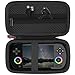 Khanka Hartschalenkoffer für RG40XX H Retro-Handheld-Spiel, Aufbewahrungstasche für RG40XX H 4,0-Zoll-IPS-Bildschirm Handheld-Spielkonsole, nur Koffer (Schwarz)