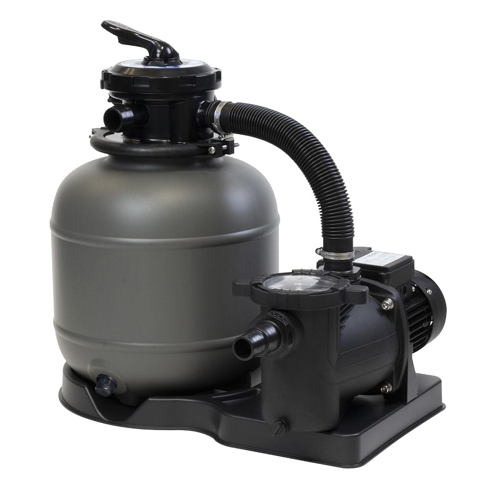 Groupe de Filtration Piscine - Pompe + Filtre à Sable - Volume 20-25m3-6 m3/h - Puissance 400W