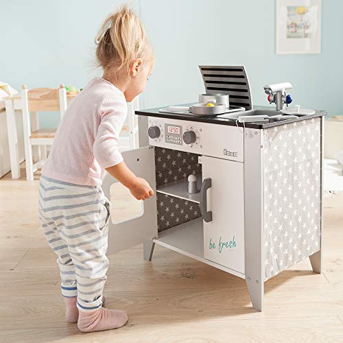 Howa Spielküche Kinderküche be Fresh aus Holz mit LED-Kochfeld 4822