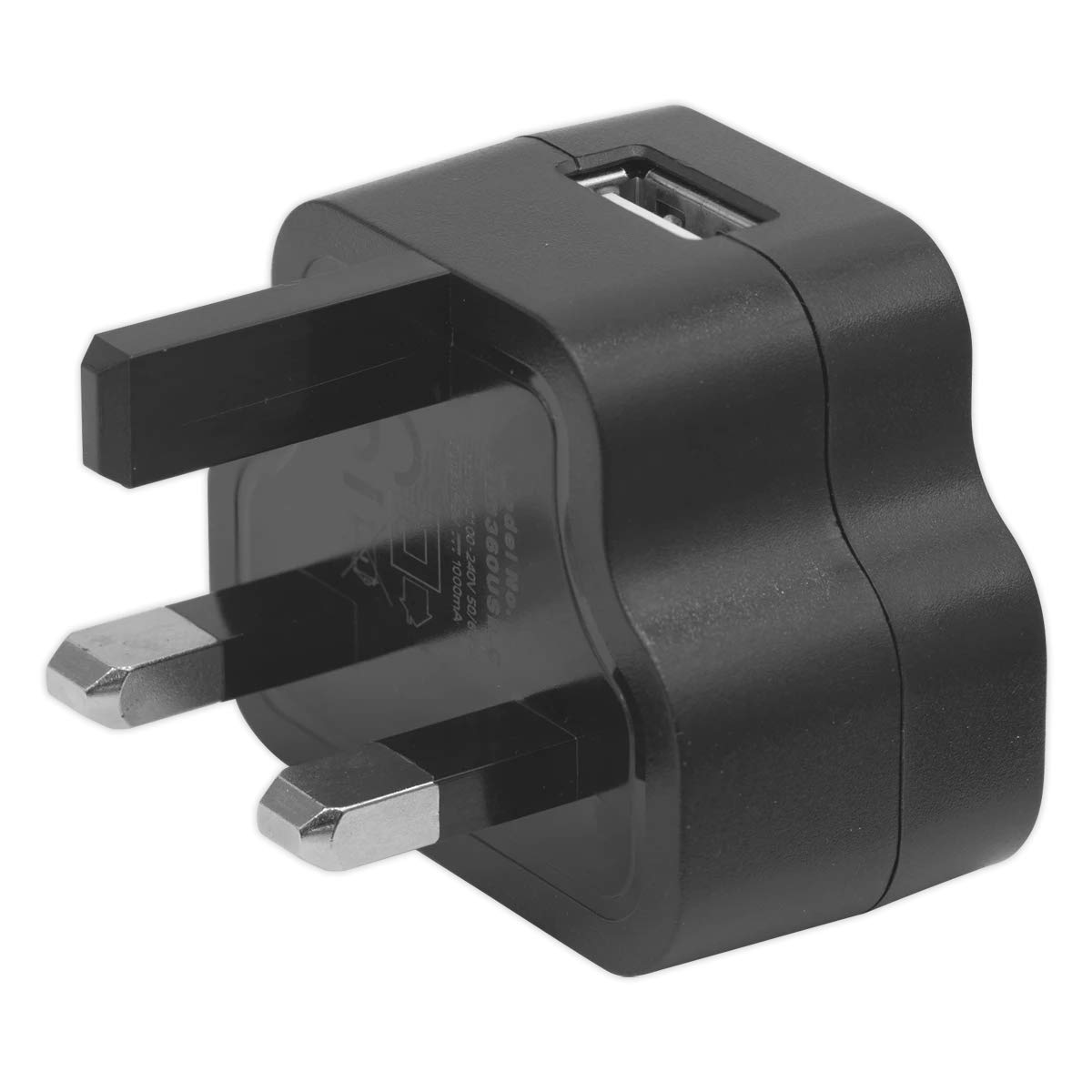 Sealey Led360usb adaptateur prise chargeur secteur USB 1A rouge compact