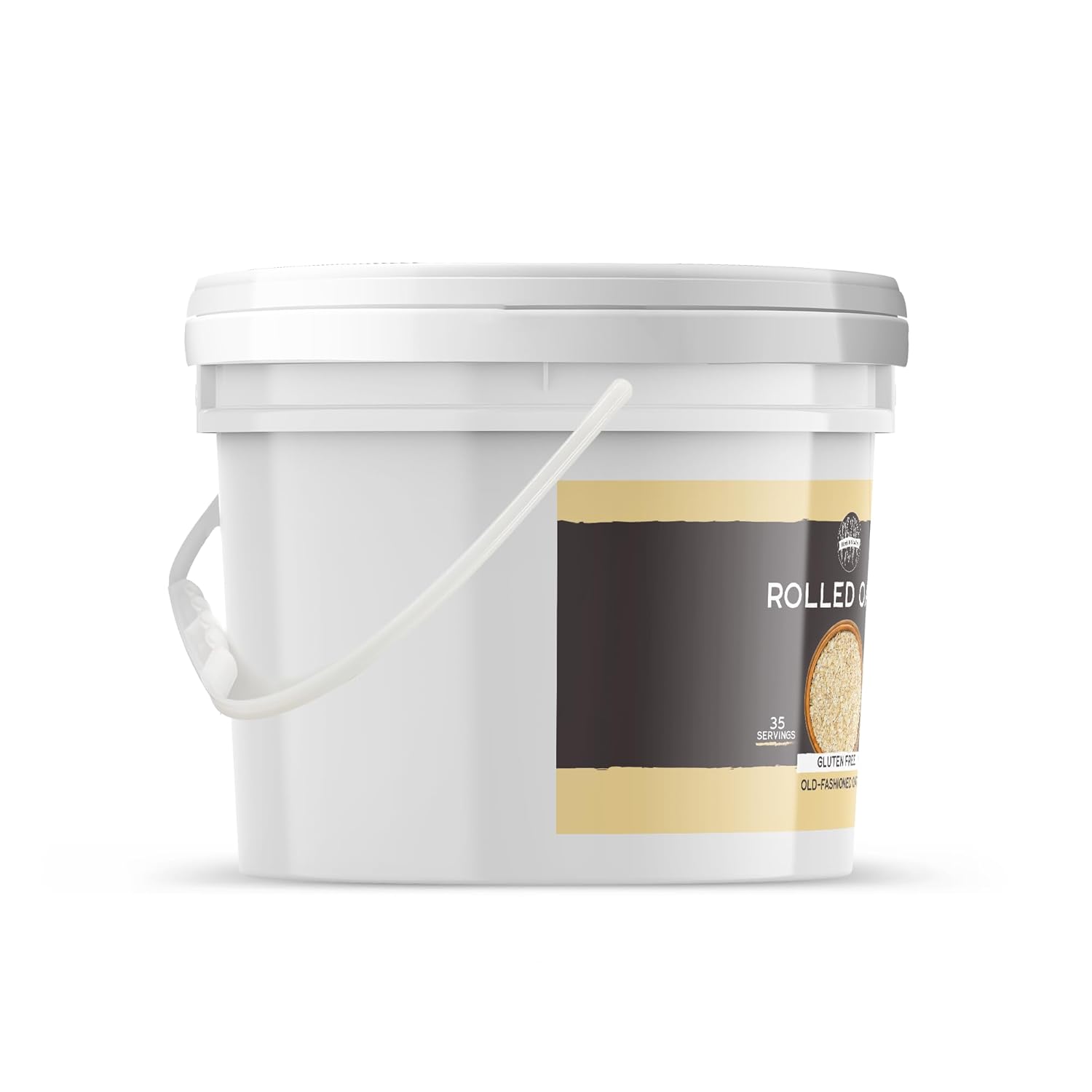 Birch & Meadow 1 Gallon of Gluten-Free Rolled Oats, Food Storage, Old-Fashioned Oats
