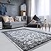 Produktbild MyShop24h.de Teppich Inspiration Home Modern Klassisch Flachflor Mäander Muster Grau Schwarz, Größe in cm:80 x 150 cm