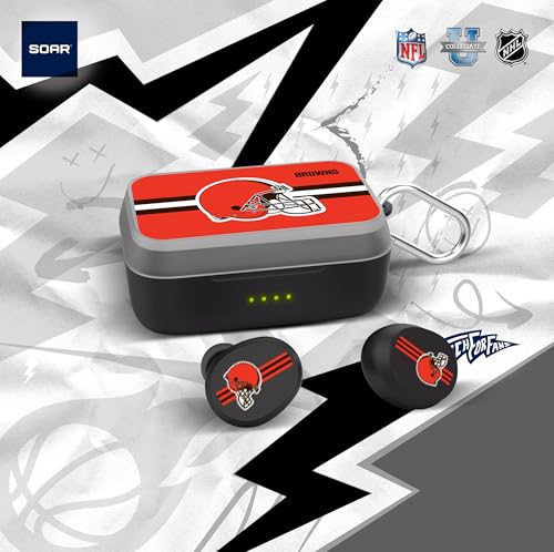 Image of SOAR NFL Wireless Sport Earbuds: Comfortable Fit & Convenient Charging