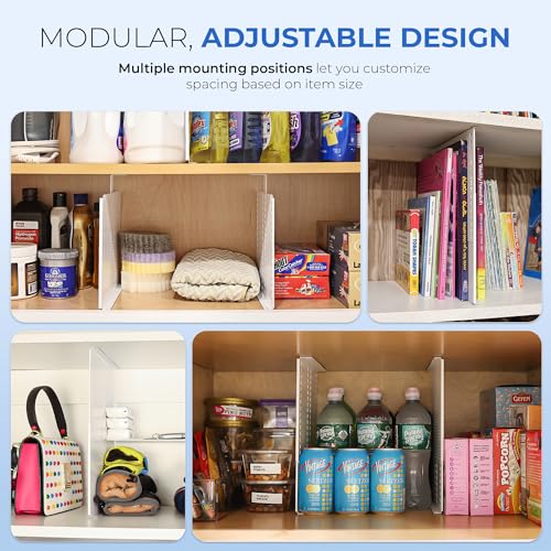 Adjustable-Height-Strong-Metal-Shelf-Divider-Organizer-for-Kitchen-Bookshelves-Pantry-Closet-Will-not-Bend-Extendable-Up-to-14-inch